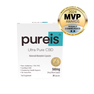 Ultra Pure CBD Advanced Absorption 20mg Capsules, 28 Servings